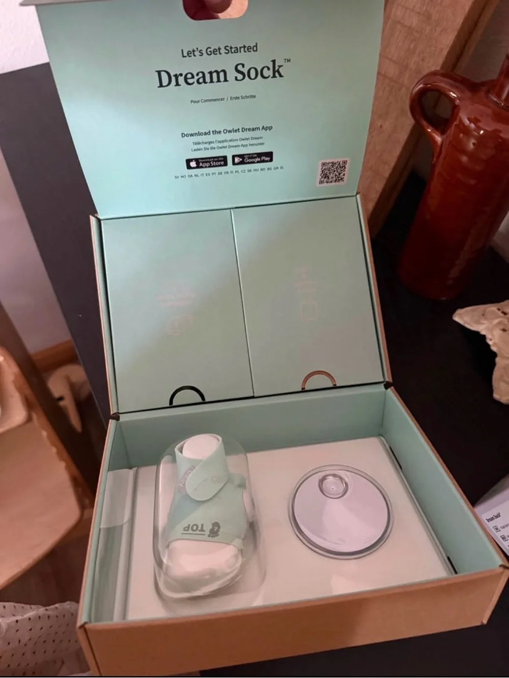 Owlet Dream Sock Baby Monitor - Mint